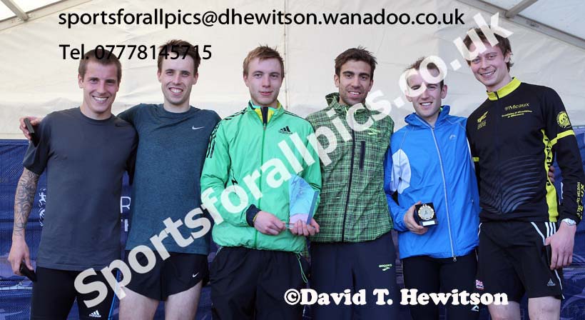 North East winners of the senior mens Inter Counties Cross Country,  Cofton Park, Birmingham. Photo: David T. Hewitson/Sports for All Pics
